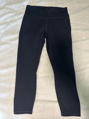 Fabletics Define Powerhold 7/8 Black High-Rise Active Workout Pilates Leggings